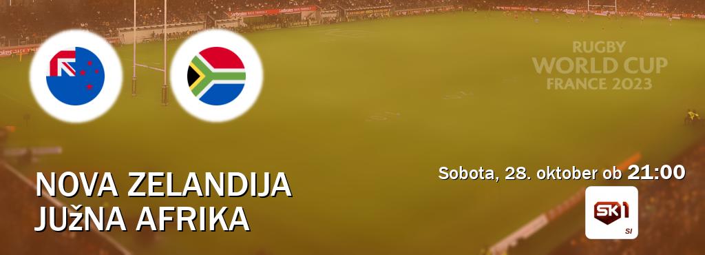 Nova Zelandija in Južna Afrika v živo na Sportklub 1. Prenos tekme bo v sobota, 28. oktober ob  21:00