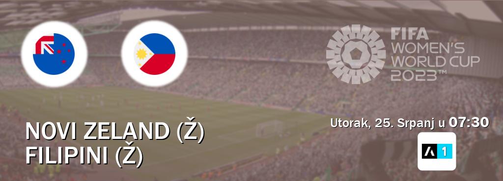 Izravni prijenos utakmice Novi Zeland (Ž) i Filipini (Ž) pratite uživo na Arena Sport 1 (Utorak, 25. Srpanj u  07:30).