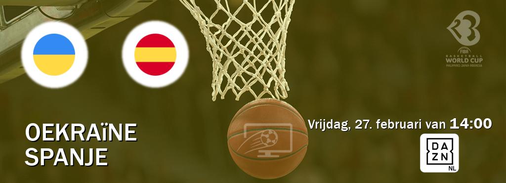 Wedstrijd tussen Oekraïne en Spanje live op tv bij DAZN (vrijdag, 27. februari van  14:00).