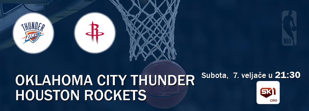 Izravni prijenos utakmice Oklahoma City Thunder i Houston Rockets pratite uživo na Sportklub 1 (subota,  7. veljače u  21:30).