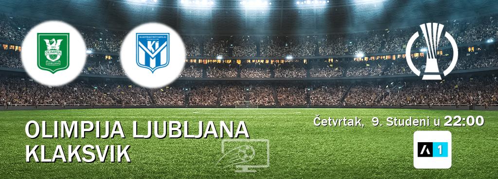 Izravni prijenos utakmice Olimpija Ljubljana i Klaksvik pratite uživo na Arena Sport 1 (Četvrtak,  9. Studeni u  22:00).