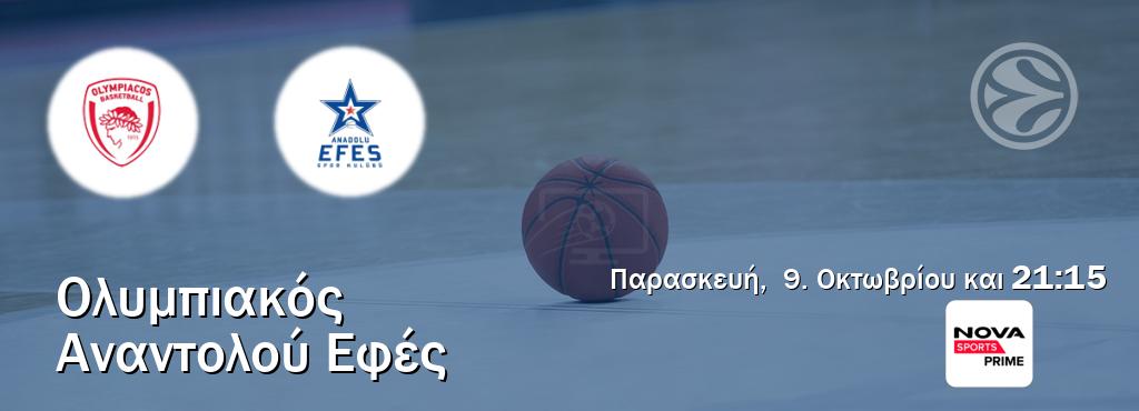 Παρακολουθήστ ζωντανά Ολυμπιακός - Αναντολού Εφές από το Nova Sports Prime (21:15). Παρακολουθήστ ζωντανά Ολυμπιακός - Αναντολού Εφές από το Nova Sports Prime (21:15).