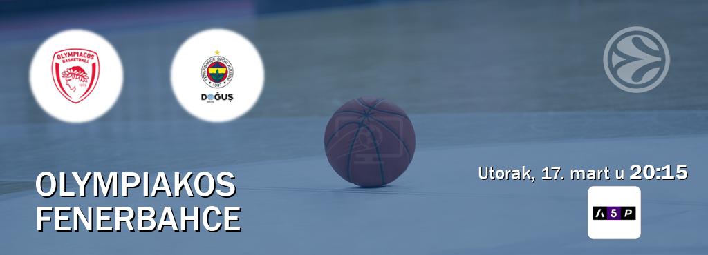 Izravni prijenos utakmice Olympiakos i Fenerbahce pratite uživo na Arena Premium 5 (utorak, 17. mart u  20:15).