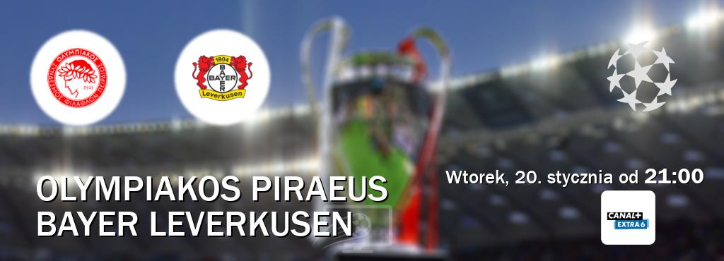 Gra między Olympiakos Piraeus i Bayer Leverkusen transmisja na żywo w Canal+ Extra 6 (wtorek, 20. stycznia od  21:00).