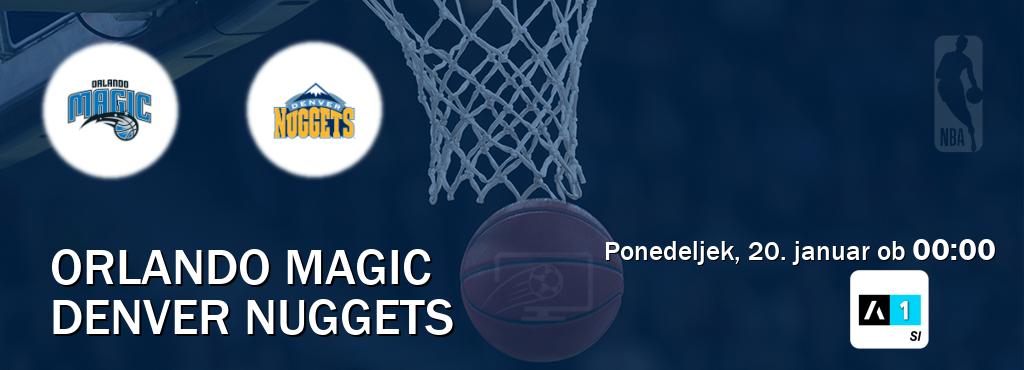 Orlando Magic in Denver Nuggets v živo na Arena Sport 1. Prenos tekme bo v ponedeljek, 20. januar ob  00:00