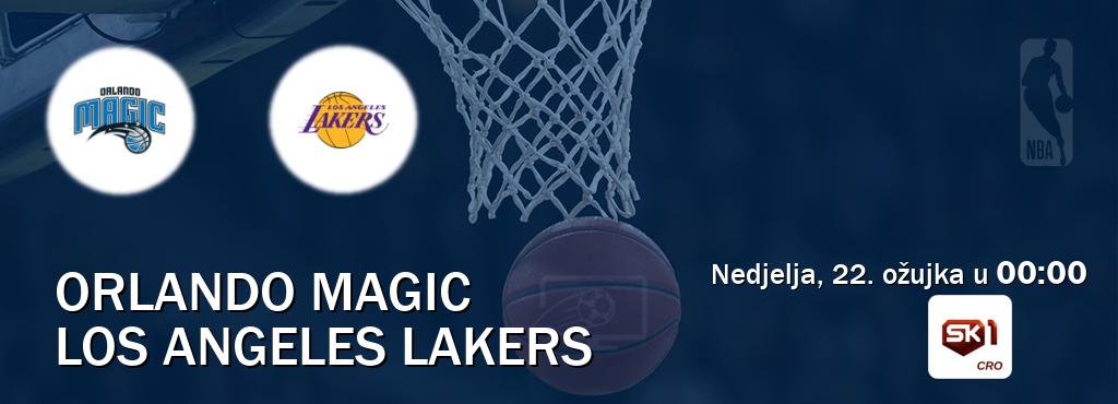 Izravni prijenos utakmice Orlando Magic i Los Angeles Lakers pratite uživo na Sportklub 1 (nedjelja, 22. ožujka u 00:00). Izravni prijenos utakmice Orlando Magic i Los Angeles Lakers pratite uživo na Sportklub 1 (nedjelja, 22. ožujka u 00:00).