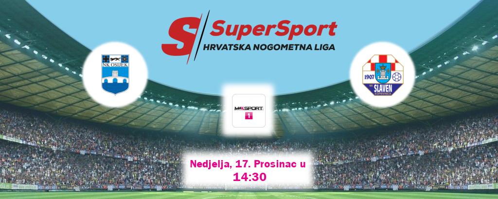 Izravni prijenos utakmice Osijek i Belupo pratite uživo na MAXSport1 (Nedjelja, 17. Prosinac u  14:30).