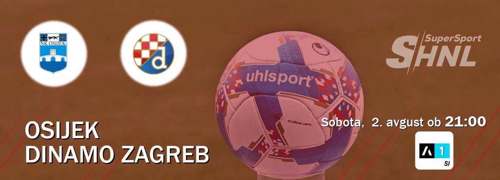 Osijek in Dinamo Zagreb v živo na Arena Sport 1. Prenos tekme bo v sobota,  2. avgust ob  21:00
