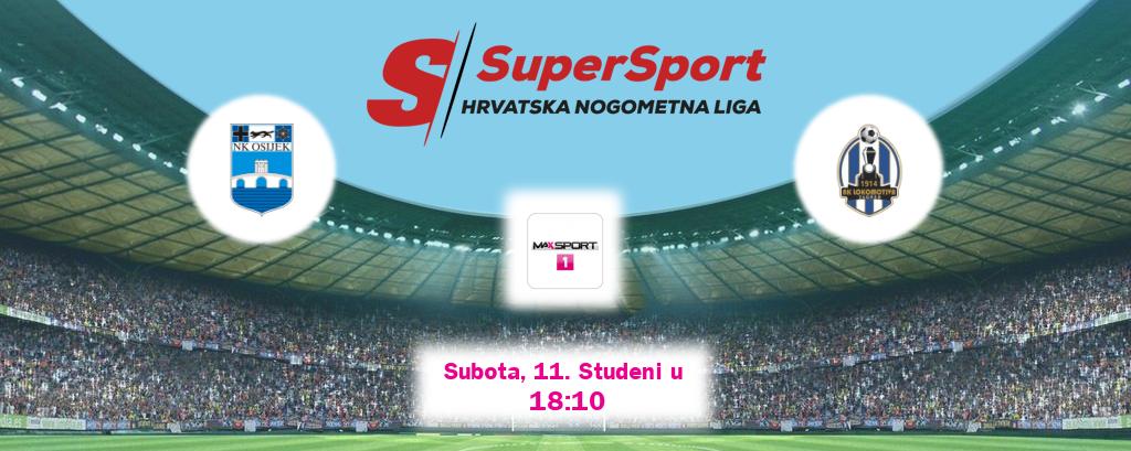 Izravni prijenos utakmice Osijek i Lokomotiva pratite uživo na MAXSport1 (Subota, 11. Studeni u  18:10).
