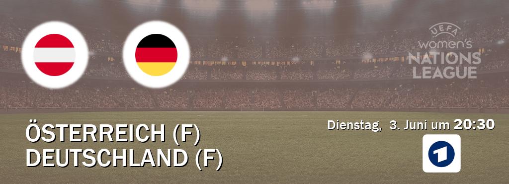 Das Spiel zwischen Österreich (F) und Deutschland (F) wird am Dienstag, 3. Juni um 20:30, live vom Das Erste übertragen. Das Spiel zwischen Österreich (F) und Deutschland (F) wird am Dienstag, 3. Juni um 20:30, live vom Das Erste übertragen.