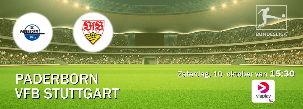 Wedstrijd tussen Paderborn en VfB Stuttgart live op tv bij Viaplay Nederland (zaterdag, 10. oktober van 15:30). Wedstrijd tussen Paderborn en VfB Stuttgart live op tv bij Viaplay Nederland (zaterdag, 10. oktober van 15:30).