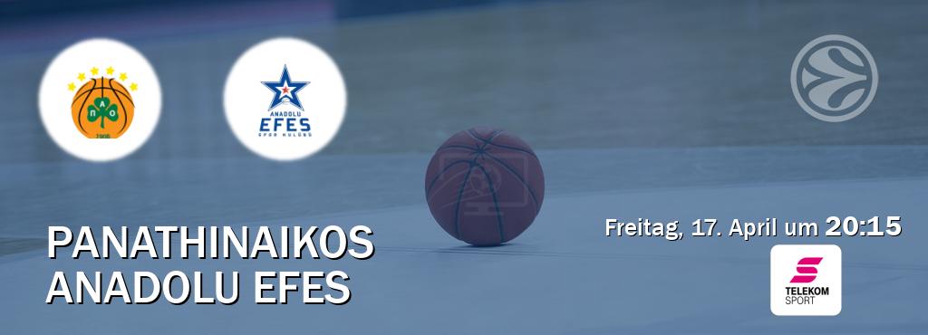 Das Spiel zwischen Panathinaikos und Anadolu Efes wird am Freitag, 17. April um  20:15, live vom Magenta Sport übertragen.