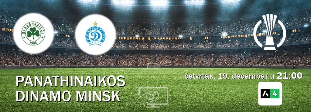 Izravni prijenos utakmice Panathinaikos i Dinamo Minsk pratite uživo na Arena Sport 4 (četvrtak, 19. decembar u  21:00).