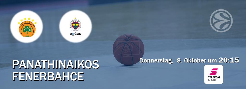 Das Spiel zwischen Panathinaikos und Fenerbahce wird am Donnerstag, 8. Oktober um 20:15, live vom Magenta Sport übertragen. Das Spiel zwischen Panathinaikos und Fenerbahce wird am Donnerstag, 8. Oktober um 20:15, live vom Magenta Sport übertragen.