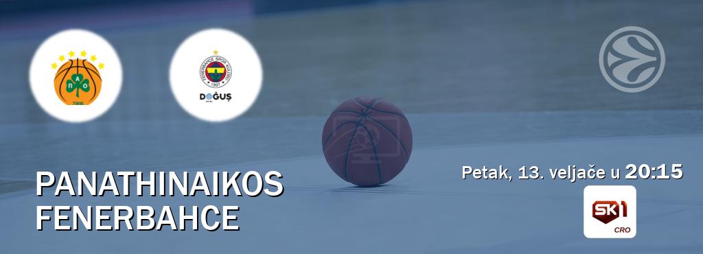Izravni prijenos utakmice Panathinaikos i Fenerbahce pratite uživo na Sportklub 1 (petak, 13. veljače u  20:15).