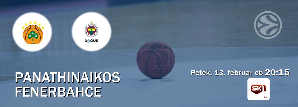 Panathinaikos in Fenerbahce v živo na Sportklub 1. Prenos tekme bo v petek, 13. februar ob  20:15