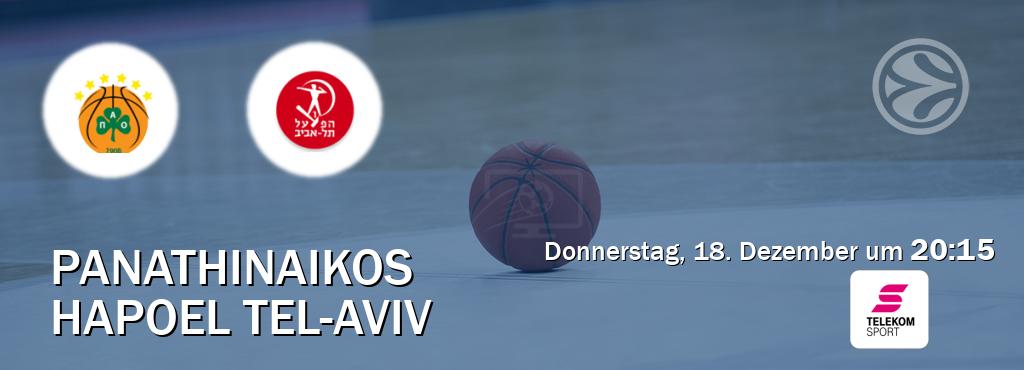 Das Spiel zwischen Panathinaikos und Hapoel Tel-Aviv wird am Donnerstag, 18. Dezember um  20:15, live vom Magenta Sport übertragen.