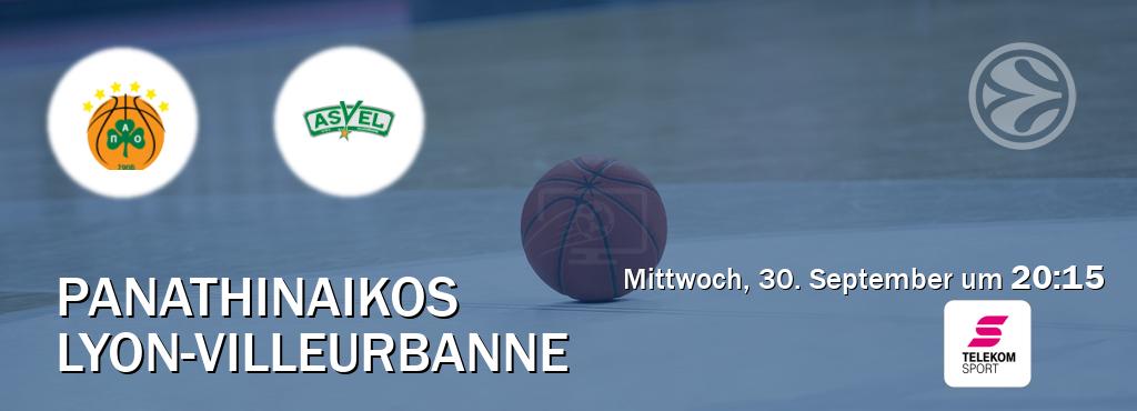 Das Spiel zwischen Panathinaikos und Lyon-Villeurbanne wird am Mittwoch, 30. September um  20:15, live vom Magenta Sport übertragen.