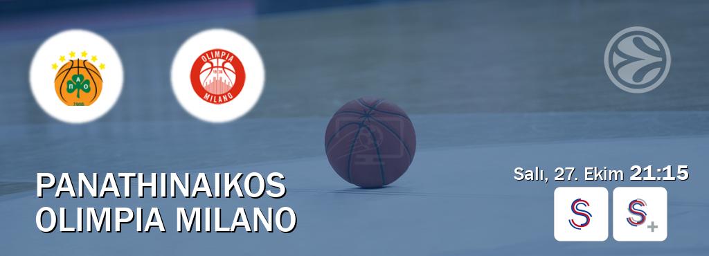 Karşılaşma Panathinaikos - Olimpia Milano S Sport ve S Sport +'den canlı yayınlanacak (Salı, 27. Ekim 21:15). Karşılaşma Panathinaikos - Olimpia Milano S Sport ve S Sport +'den canlı yayınlanacak (Salı, 27. Ekim 21:15).