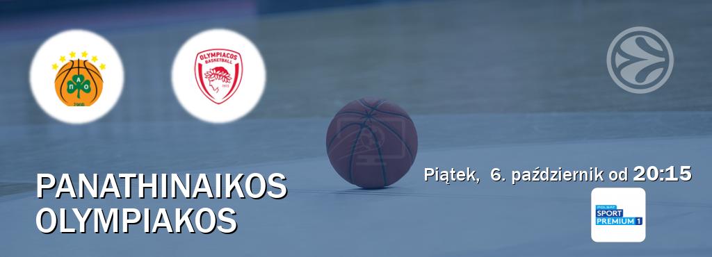 Gra między Panathinaikos i Olympiakos transmisja na żywo w Polsat Sport Premium 1 (piątek,  6. październik od  20:15).
