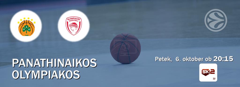 Dvoboj Panathinaikos in Olympiakos s prenosom tekme v živo na Sportklub 2.