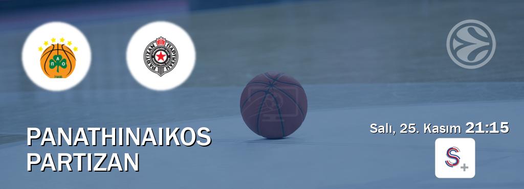 Karşılaşma Panathinaikos - Partizan S Sport +'den canlı yayınlanacak (Salı, 25. Kasım 21:15). Karşılaşma Panathinaikos - Partizan S Sport +'den canlı yayınlanacak (Salı, 25. Kasım 21:15).