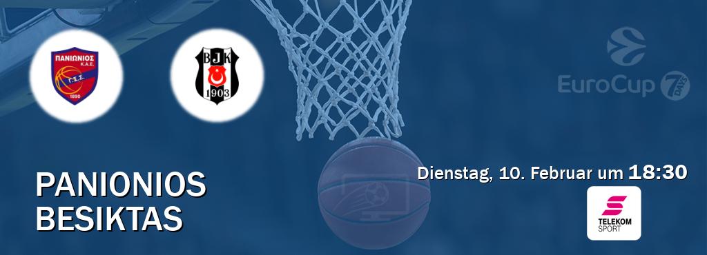 Das Spiel zwischen Panionios und Besiktas wird am Dienstag, 10. Februar um  18:30, live vom Magenta Sport übertragen.
