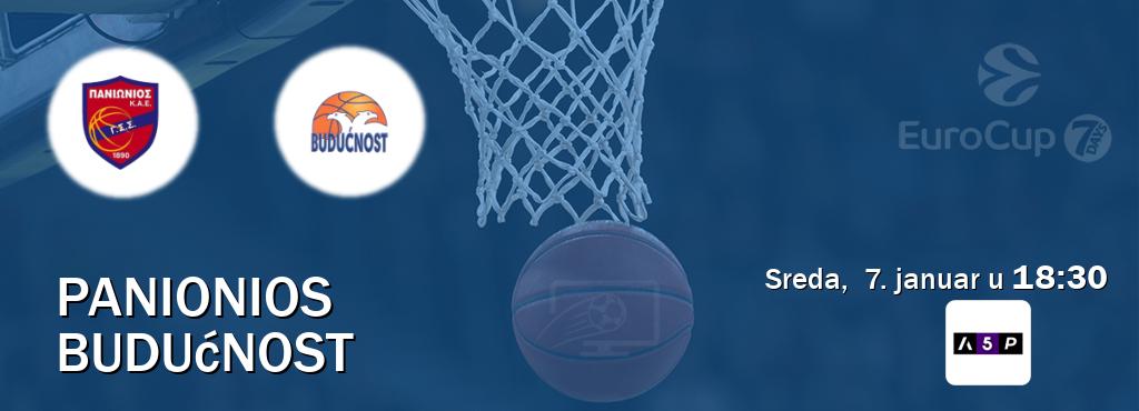 Izravni prijenos utakmice Panionios i Budućnost pratite uživo na Arena Premium 5 (sreda,  7. januar u  18:30).