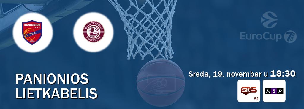Izravni prijenos utakmice Panionios i Lietkabelis pratite uživo na Sportklub 5 i Arena Premium 5 (sreda, 19. novembar u 18:30). Izravni prijenos utakmice Panionios i Lietkabelis pratite uživo na Sportklub 5 i Arena Premium 5 (sreda, 19. novembar u 18:30).
