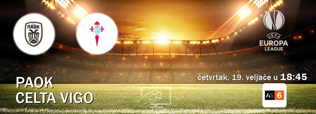 Izravni prijenos utakmice PAOK i Celta Vigo pratite uživo na Arena Sport 6 (četvrtak, 19. veljače u 18:45). Izravni prijenos utakmice PAOK i Celta Vigo pratite uživo na Arena Sport 6 (četvrtak, 19. veljače u 18:45).