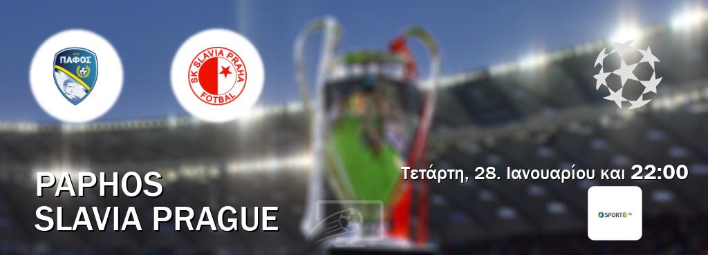 Παρακολουθήστ ζωντανά Paphos - Slavia Prague από το Cosmote Sport 6 (22:00).