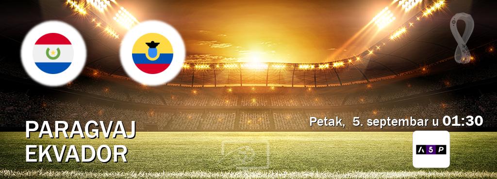 Izravni prijenos utakmice Paragvaj i Ekvador pratite uživo na Arena Premium 5 (petak,  5. septembar u  01:30).