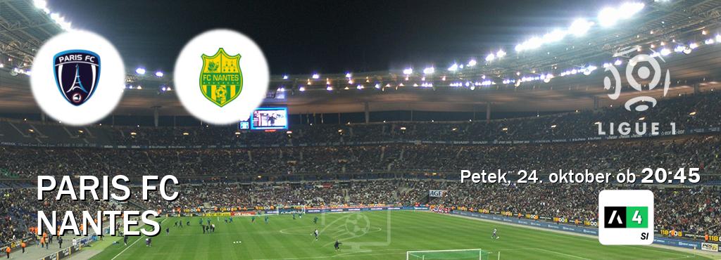 Ne zamudi prenosa tekme Paris FC - Nantes v živo na Arena Sport 4. Ne zamudi prenosa tekme Paris FC - Nantes v živo na Arena Sport 4.