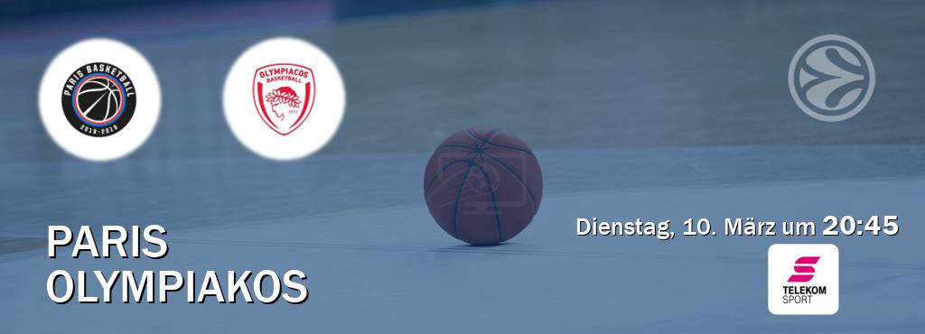 Das Spiel zwischen Paris und Olympiakos wird am Dienstag, 10. März um  20:45, live vom Magenta Sport übertragen.