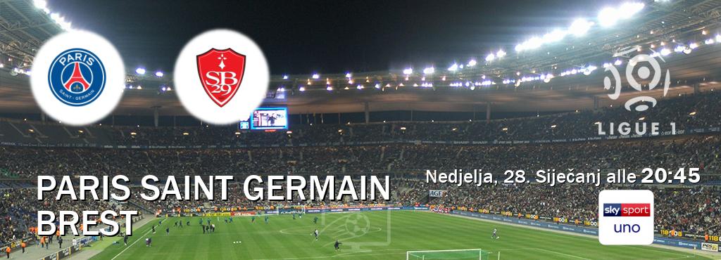 Il match Paris Saint Germain - Brest sarà trasmesso in diretta TV su Sky Sport Uno (ore 20:45)