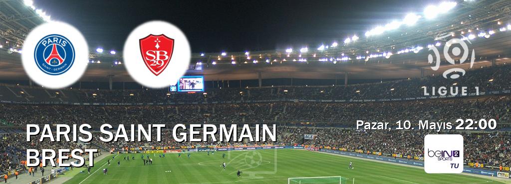 Karşılaşma Paris Saint Germain - Brest beIN SPORTS 2'den canlı yayınlanacak (Pazar, 10. Mayıs  22:00).