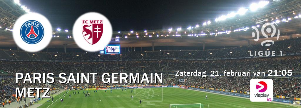 Wedstrijd tussen Paris Saint Germain en Metz live op tv bij Viaplay Nederland (zaterdag, 21. februari van  21:05).