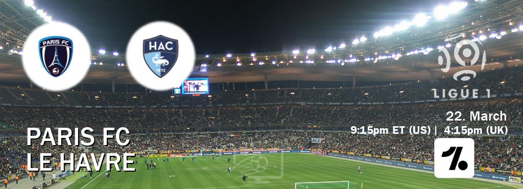 You can watch game live between Paris FC and Le Havre on OneFootball.
