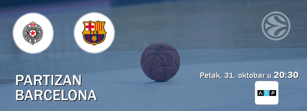Izravni prijenos utakmice Partizan i Barcelona pratite uživo na Arena Premium 1 (petak, 31. oktobar u 20:30). Izravni prijenos utakmice Partizan i Barcelona pratite uživo na Arena Premium 1 (petak, 31. oktobar u 20:30).