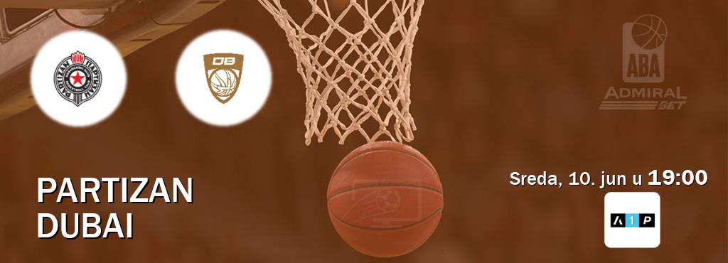 Izravni prijenos utakmice Partizan i Dubai pratite uživo na Arena Premium 1 (sreda, 10. jun u 19:00). Izravni prijenos utakmice Partizan i Dubai pratite uživo na Arena Premium 1 (sreda, 10. jun u 19:00).