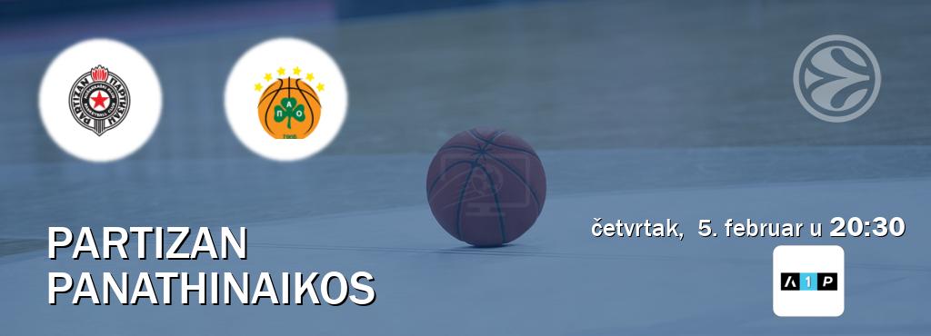 Izravni prijenos utakmice Partizan i Panathinaikos pratite uživo na Arena Premium 1 (četvrtak,  5. februar u  20:30).