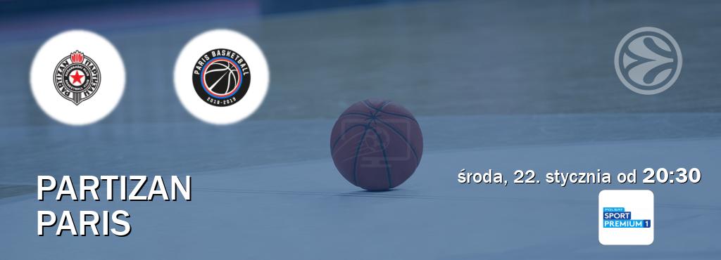 Gra między Partizan i Paris transmisja na żywo w Polsat Sport Premium 1 (środa, 22. stycznia od  20:30).