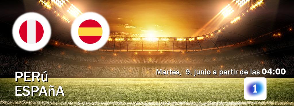 El partido entre Perú y España será retransmitido por LA 1 (martes,  9. junio a partir de las  04:00).