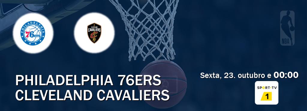 Jogo entre Philadelphia 76ers e Cleveland Cavaliers tem emissão Sport TV 1 (sexta, 23. outubro e 00:00). Jogo entre Philadelphia 76ers e Cleveland Cavaliers tem emissão Sport TV 1 (sexta, 23. outubro e 00:00).
