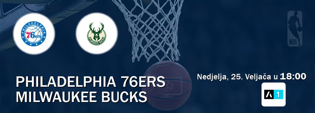 Izravni prijenos utakmice Philadelphia 76ers i Milwaukee Bucks pratite uživo na Arena Sport 1 (Nedjelja, 25. Veljača u  18:00).