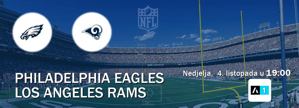 Izravni prijenos utakmice Philadelphia Eagles i Los Angeles Rams pratite uživo na Arena Sport 1 (nedjelja, 4. listopada u 19:00). Izravni prijenos utakmice Philadelphia Eagles i Los Angeles Rams pratite uživo na Arena Sport 1 (nedjelja, 4. listopada u 19:00).