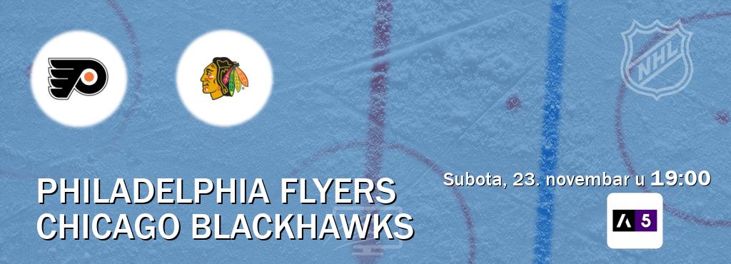 Izravni prijenos utakmice Philadelphia Flyers i Chicago Blackhawks pratite uživo na Arena Sport 5 (subota, 23. novembar u  19:00).