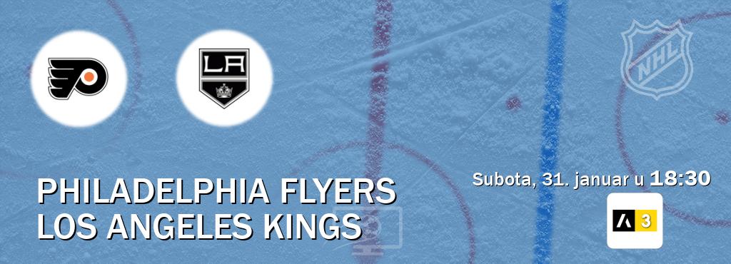 Izravni prijenos utakmice Philadelphia Flyers i Los Angeles Kings pratite uživo na Arena Sport 3 (subota, 31. januar u  18:30).