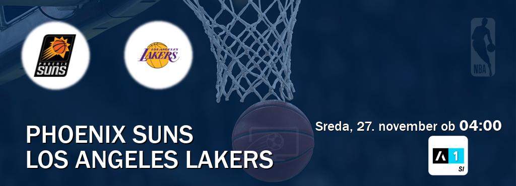 Dvoboj Phoenix Suns in Los Angeles Lakers s prenosom tekme v živo na Arena Sport 1.