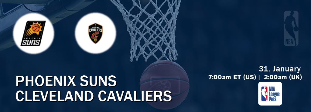 You can watch game live between Phoenix Suns and Cleveland Cavaliers on NBA League Pass. You can watch game live between Phoenix Suns and Cleveland Cavaliers on NBA League Pass.